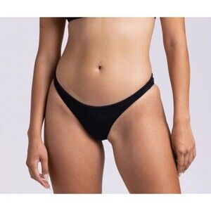 Jolyn Bikini Swim Bottom Europe‎ Style Black Medium New With Tags